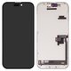 LCD Wextom compatible with iPhone 16 Pro, (black, with frame, HC, without error, (OLED) soft, Diagnosable, 120Hz)