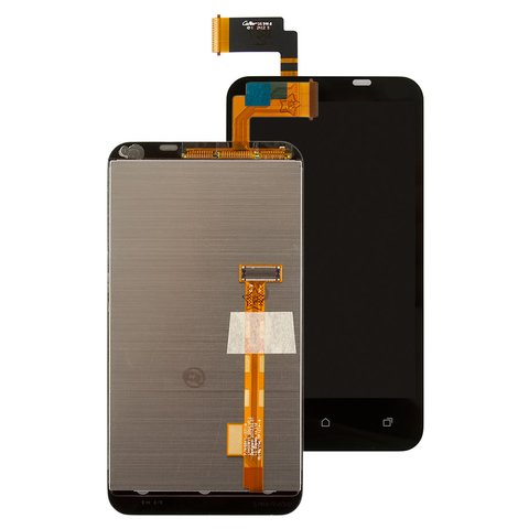 LCD compatible with HTC T328t Desire VT, black, without frame 