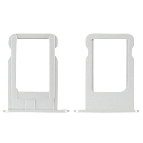 SIM Card Holder compatible with Apple iPhone 5, silver 