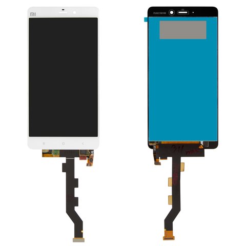 LCD compatible with Xiaomi Mi Note, white, without frame, Original PRC  