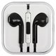 Headphone compatible with Apple Cell Phones; Apple Tablets; Apple MP3-Players, (black)