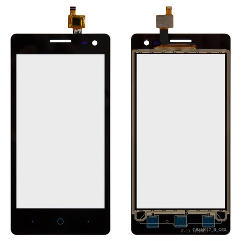 Touchscreen compatible with ZTE Blade GF3, black 