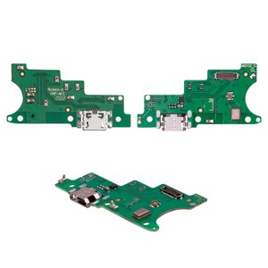 Flat Cable compatible with Motorola Moto E6s XT2053, charge connector, with microphone, High Copy, charging board 