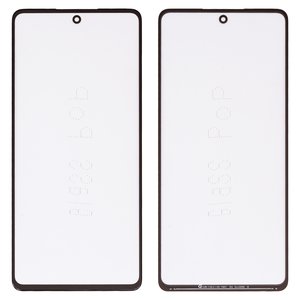 Housing Glass G+OCA PRO compatible with Samsung M536 Galaxy M53, with OCA film, black 