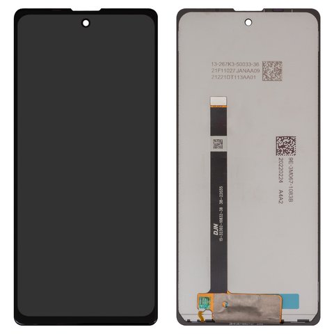 LCD compatible with Blackview A100, black, without frame, High Copy, 15 32302 10832 38