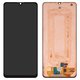 LCD compatible with Samsung M325 Galaxy M32, (black, without frame, original (change glass) )
