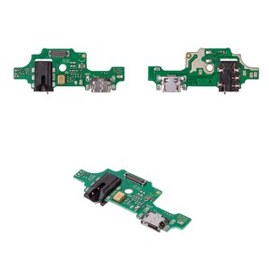 Flat Cable compatible with Tecno Spark 5 KD7S , headphone connector, charge connector, with microphone, Copy, charging board 