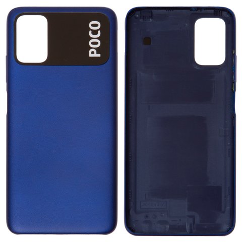 Panel trasero de carcasa puede usarse con Xiaomi Poco M3, azul, M2010J19CG