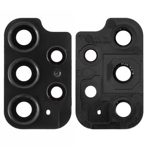 Vidrio de cámara puede usarse con Samsung A736 Galaxy A73 5G, gris, con marcos