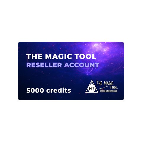 Cuenta de revendedor The Magic Tool  5000 créditos 