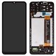 Pantalla LCD puede usarse con Samsung A135 Galaxy A13, M135 Galaxy M13, negro, con marco, Original (PRC), BS066FBM-L01-D800_R5.7