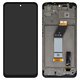 Pantalla LCD puede usarse con Xiaomi Redmi 10 (2022), negro, con marco, High Copy