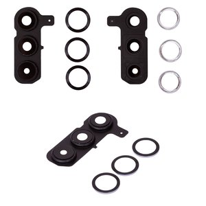 Vidrio de cámara puede usarse con Samsung S936 Galaxy S25 Plus, plateado, con marcos, silver shadow