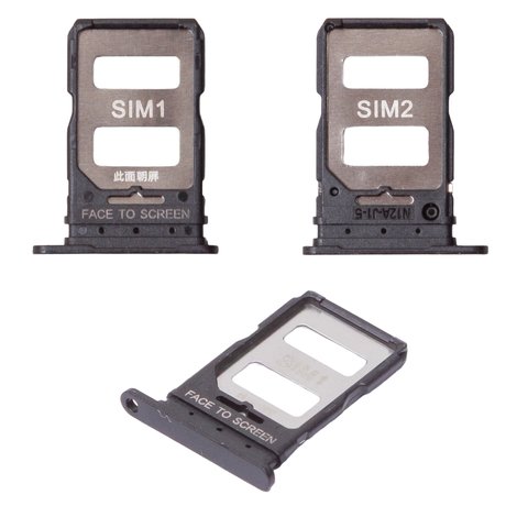 Sujetador de tarjeta SIM puede usarse con Xiaomi 14T, 14T Pro, negro, titan black