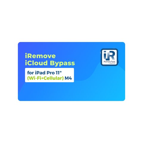 iRemove iCloud Bypass para iPad Pro 11 inch Wi Fi+Cellular  M4