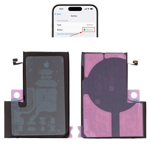 Batería puede usarse con iPhone 12 Pro Max, Li ion, 3.83 V , 4187 mAh, mayor capacidad, sin mensaje de error, A2466 , genuine IC