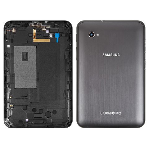 Корпус для Samsung P6200 Galaxy Tab Plus, P6210 Galaxy Tab Plus, сірий, версія 3G 
