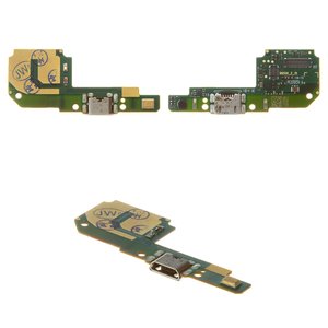 Шлейф для Xiaomi Redmi 6, Redmi 6A, конектора зарядки, з мікрофоном, з компонентами, Original PRC , плата зарядки, M1804C3DG, M1804C3DH, M1804C3DI