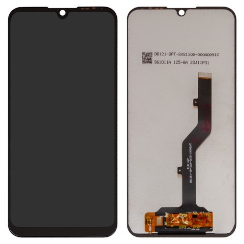 Дисплей для ZTE Blade A5 2020 , Blade A7 2019  , Blade A7 2020  , черный, без рамки, Original PRC , #LLFBH06116370 FPC 01 190108