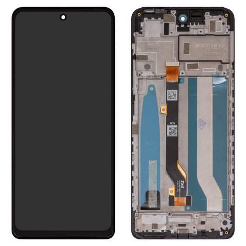 Дисплей для Tecno Spark 10 Pro, чорний, з рамкою, High Copy, TXDI680EBQPX
