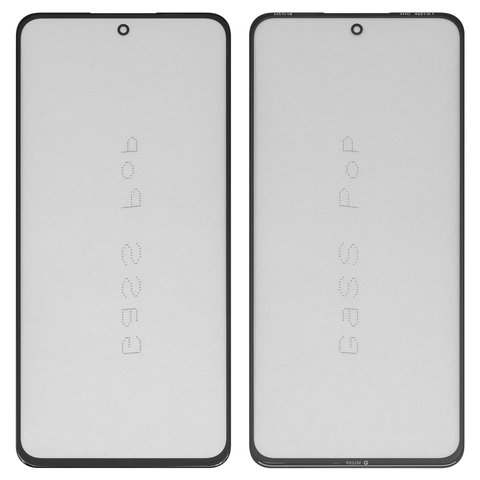 Скло корпуса G+OCA PRO для Realme 13 Plus, з ОСА плівкою, чорне