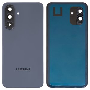 Задняя панель корпуса для Samsung A566 Galaxy A56, серая, со стеклом камеры, graphite