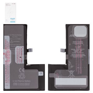Акумулятор JCID для Apple iPhone XS, Li Polymer, 3,81 В, 3020 мАг, збільшена ємність, high capacity