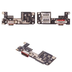 Шлейф для Xiaomi Poco F7, коннектора зарядки, с компонентами, Original PRC , плата зарядки