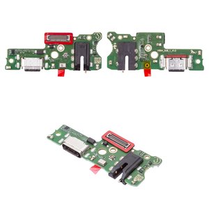 Шлейф для Tecno Pova 5 LH7n ; Infinix Note 30 X6833, X6716 , конектора зарядки, з компонентами, High Copy, плата зарядки