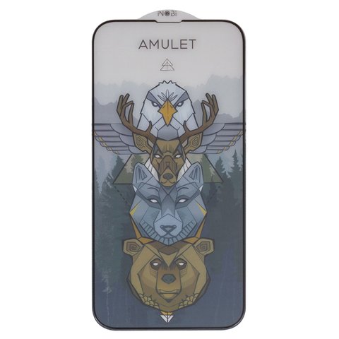 Захисне скло iNobi Amulet для Apple iPhone 13 Pro Max, iPhone 14 Plus, Full Glue, Anti Static, без упаковки , чорний