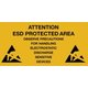 Наклейка попередження про антистатичну безпеку Warmbier 2850.300500.E (10 шт.)