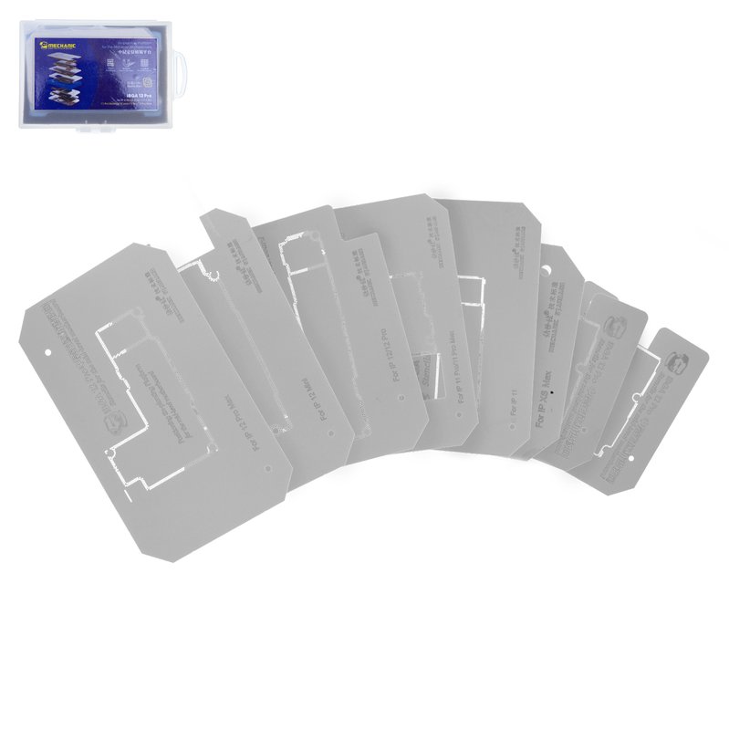 Набор для BGA-реболлинга Mechanic iBGA 12 Pro, Motherboard, 10 in 1 ...