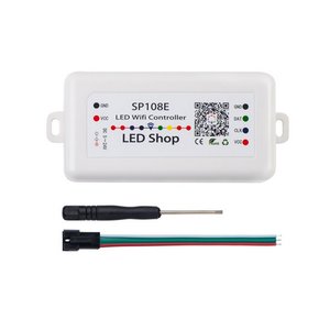 Controlador LED vía Wi-Fi SP108E (RGB, 5-24 V) Controlador LED vía Wi-Fi SP108E (RGB, 5-24 V)